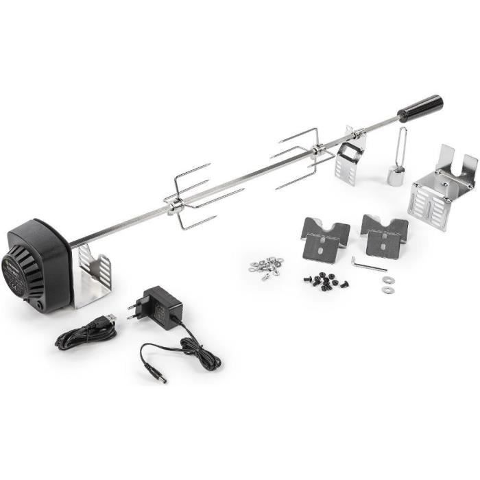 Fieldmann BBQ Rotisserie - 230V Motor - 80 cm Stainless Steel Spit - FZG 9031