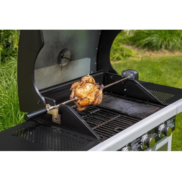 Fieldmann BBQ Rotisserie - 230V Motor - 80 cm Stainless Steel Spit - FZG 9031