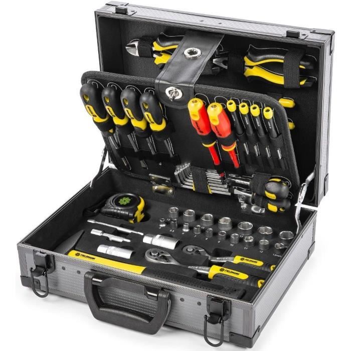 Fieldmann Tool Set - 138 Pieces - FDG 5021-114R - Metal Case