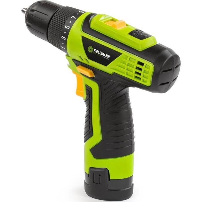 Fieldmann Cordless Drill - FDV 10250-A - 12V, 1500mAh Li-Ion, 10 mm Chuck