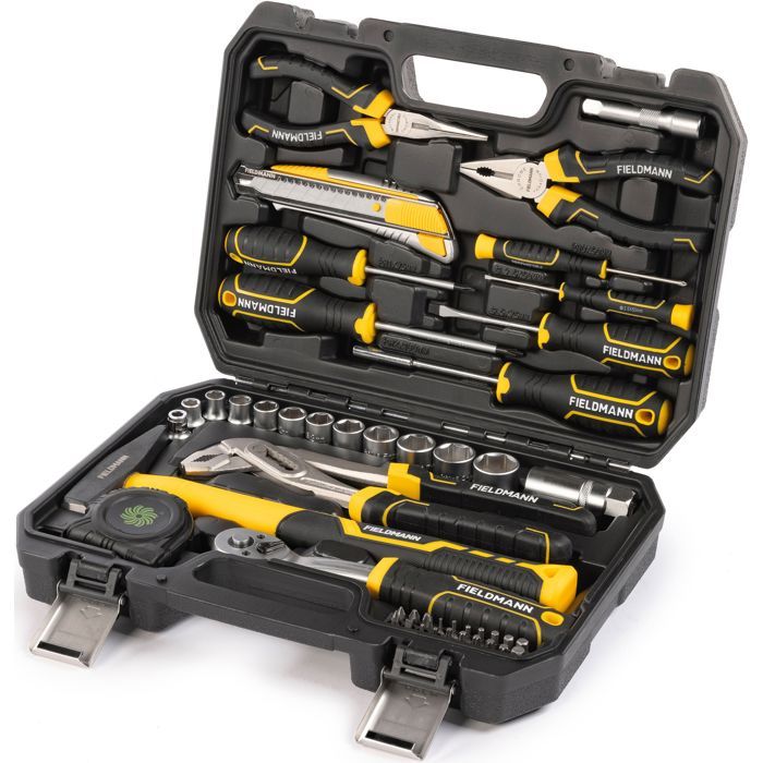 Fieldmann Dosing Wrench Set 47 Pieces - FDG 5023-47R - Includes 3/8" Ratchet