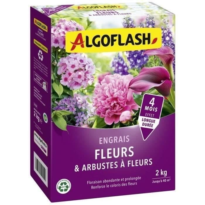ALGOFLASH NATURASOL Flower Fertilizer - 2 kg - Enhances Flower Color