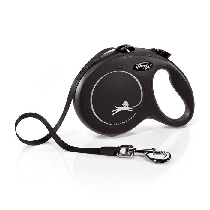 Flexi Collection Leash S 5 m Black for Dogs up to 15 kg - CL10T5-251-S-20