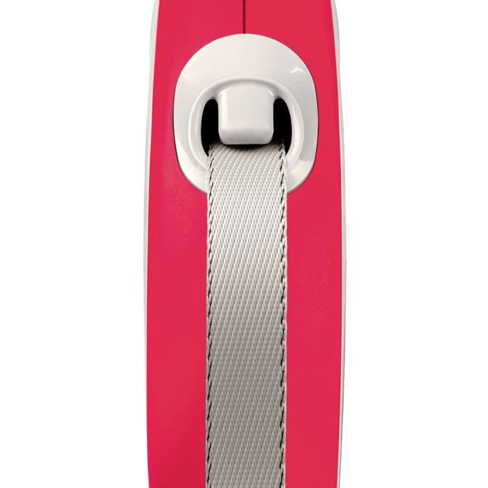 Laisse-sangle - KERBL - Flexi NewConfort - Taille M - 5-m - Max.25 kg - Rouge