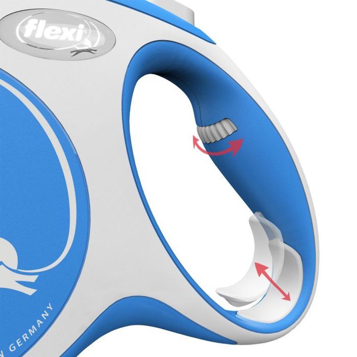 KERBL Flexi NewConfort Leash M 5 m Blue for Dogs up to 25 kg
