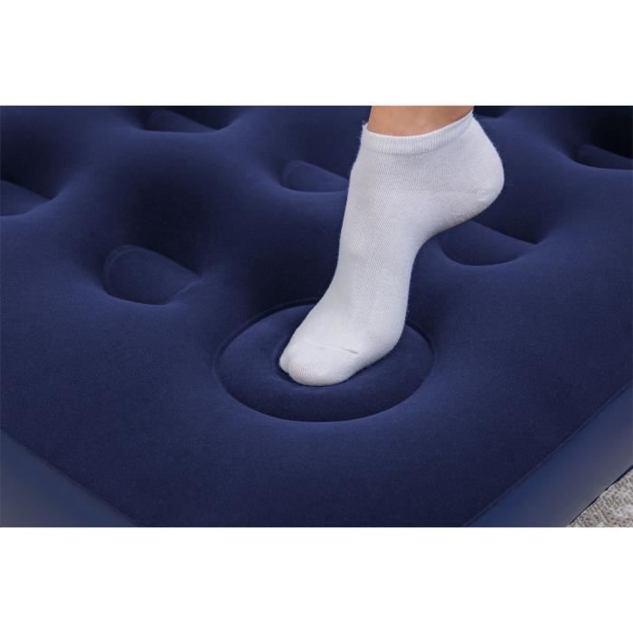 Bestway Inflatable Camping Mattress 1 Person 185 cm x 76 cm x 22 cm - Built-in Foot Pump 185x76x22