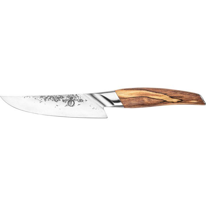 Forged Chef's Knife - KATAI - VG10 Steel - Root Wood Handle - 16 cm