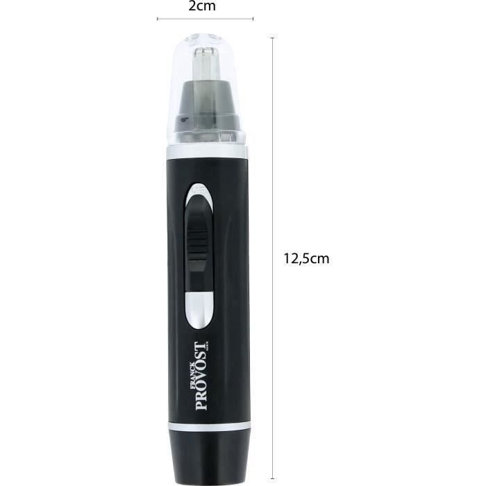 FRANCK PROVOST - 0579 - Barb'Xpert Nose and Ears Trimmer - Battery Powered - Black