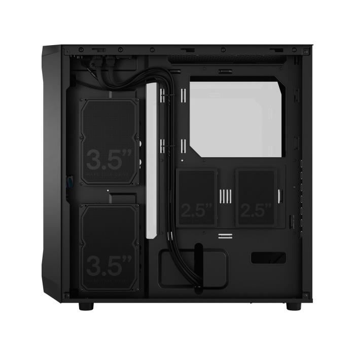 Fractal Design Focus 2 - ATX/ mATX/ Mini ITX Tower Case - 2 Fans - FD-C-FOC2A-01
