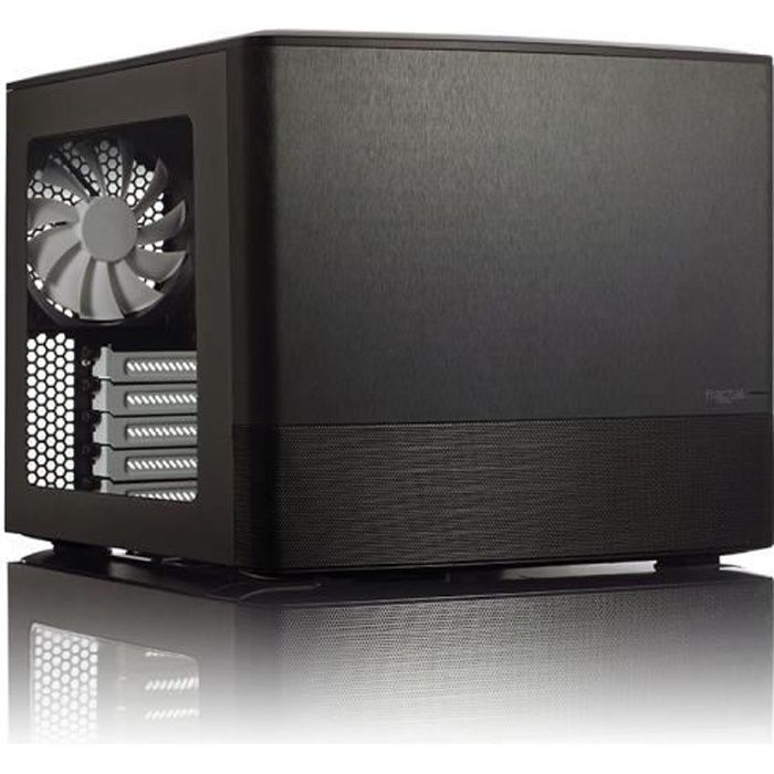 FRACTAL DESIGN Node 804 Case - Mini Tower - Micro ATX - Black FD-CA-NODE-804-BL-W