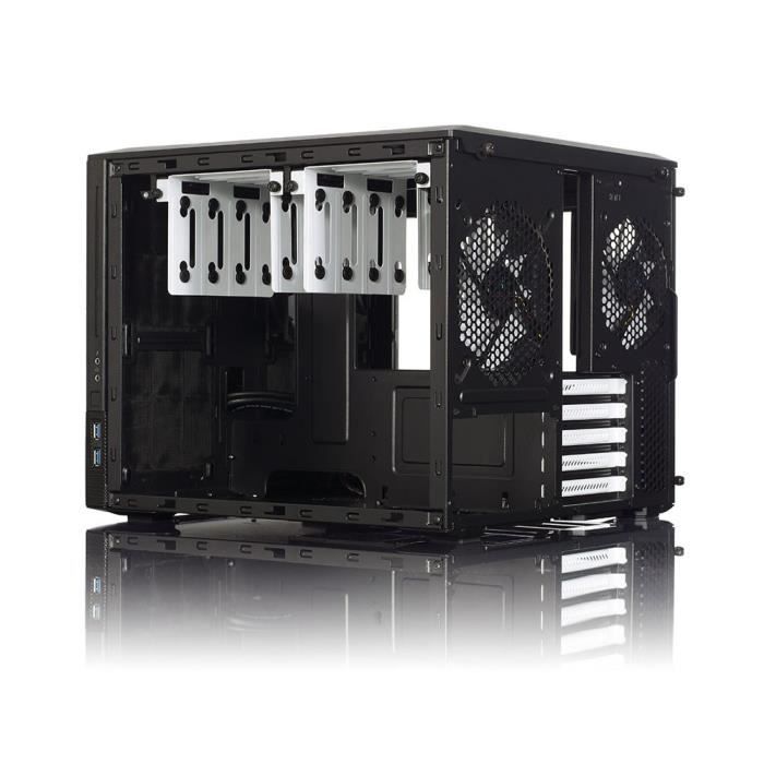 FRACTAL DESIGN Node 804 Case - Mini Tower - Micro ATX - Black FD-CA-NODE-804-BL-W