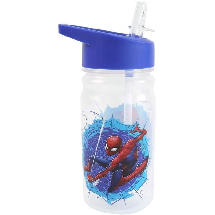 Tableware Set, FUN HOUSE - SPIDERMAN, 6-Piece, Glass, Plates, Cutlery, Water Bottle, Snack Box