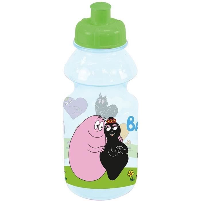 Tableware Set, FUN HOUSE - BARBAPAPA, 6-Piece, Glass, Plates, Cutlery, Water Bottle, Snack Box