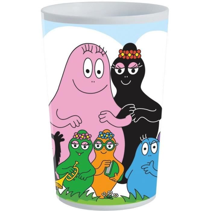 Tableware Set, FUN HOUSE - BARBAPAPA, 6-Piece, Glass, Plates, Cutlery, Water Bottle, Snack Box