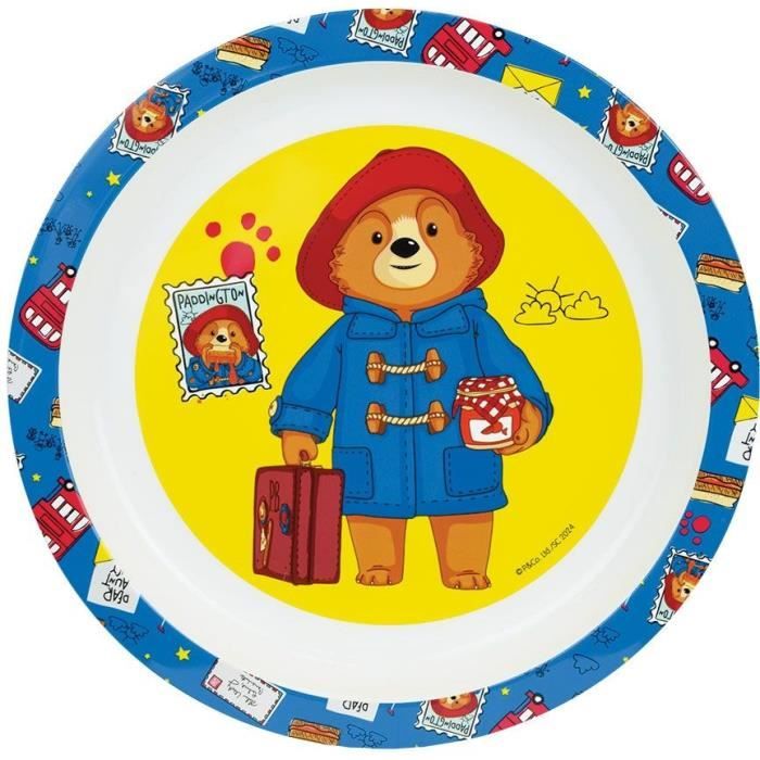 FUN HOUSE Reusable Tableware Set - Plate, Bowl, Glass, Water Bottle, Lunchbox - Paddington