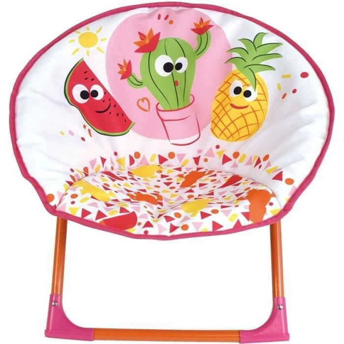 Fun House Fruity's Moon Seat for Children - H.47 x W.54 x D.42 cm l.54 p.42