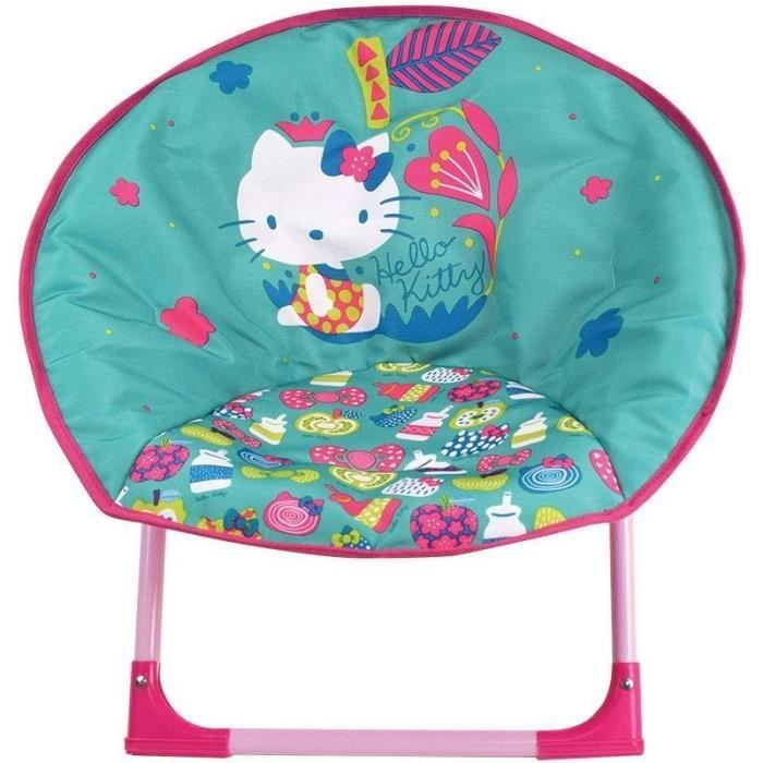 Folding Moon Seat FUN HOUSE - HELLO KITTY - H.47 x W.54 x D.45 cm - Indoor H.47x W.54x