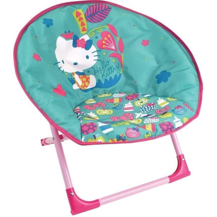 Folding Moon Seat FUN HOUSE - HELLO KITTY - H.47 x W.54 x D.45 cm - Indoor H.47x W.54x