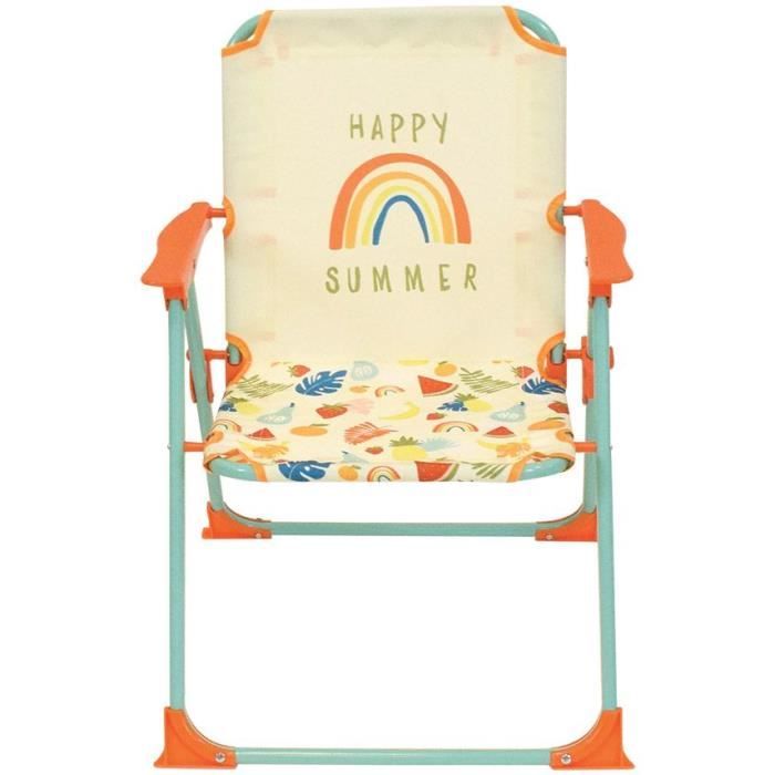 FUN HOUSE Fruity's Garden Furniture Set for Kids - Table & 2 Chairs - Fruit Design