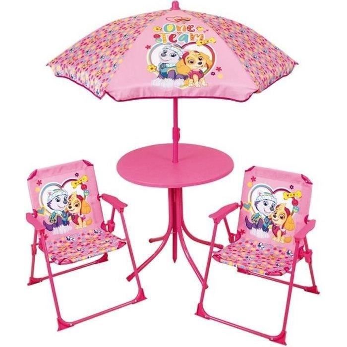 FUN HOUSE PAW Patrol Garden Furniture Set for Kids - Table & 2 Chairs - Stella Everest
