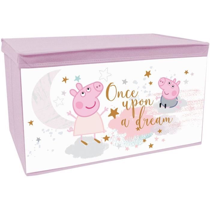 FUN HOUSE Peppa Pig Toy Chest - Foldable - 55.5 x 34.5 x 34 cm - For Children