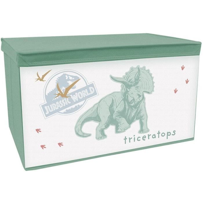 FUN HOUSE Jurassic World Dinosaur Toy Chest - Foldable - 55.5 x 34.5 x 34 cm - For Children