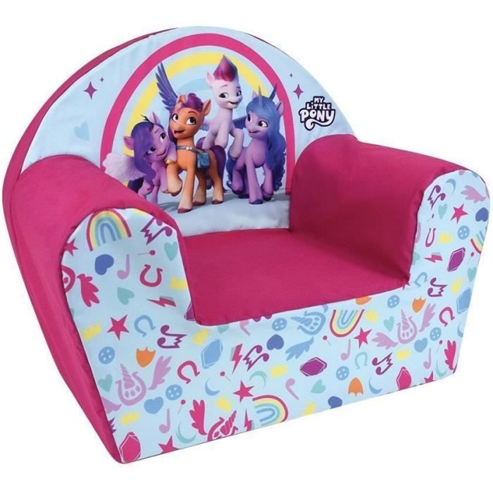 Zipp Club Chair MY LITTLE PONY - Fun House - L.52 x P.33 x H.42 cm - Made in France