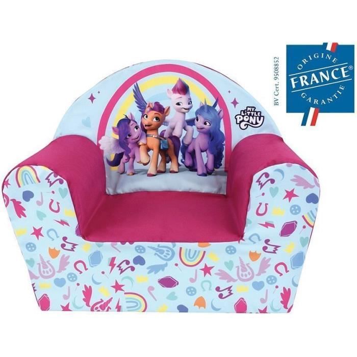 Zipp Club Chair MY LITTLE PONY - Fun House - L.52 x P.33 x H.42 cm - Made in France