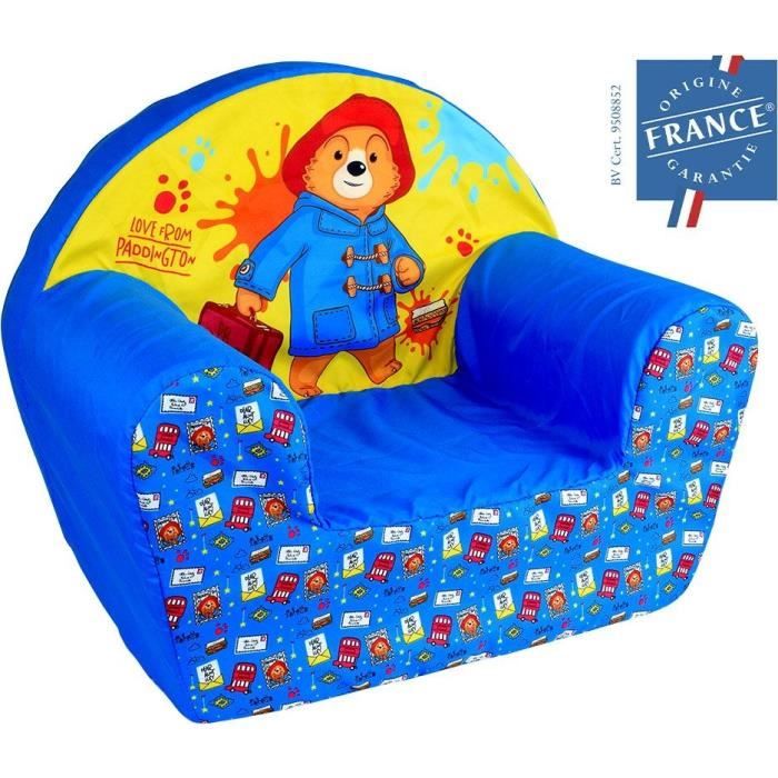 PADDINGTON Children's Club Chair - FUN HOUSE - Made in France - H42 x W52 x D33 cm