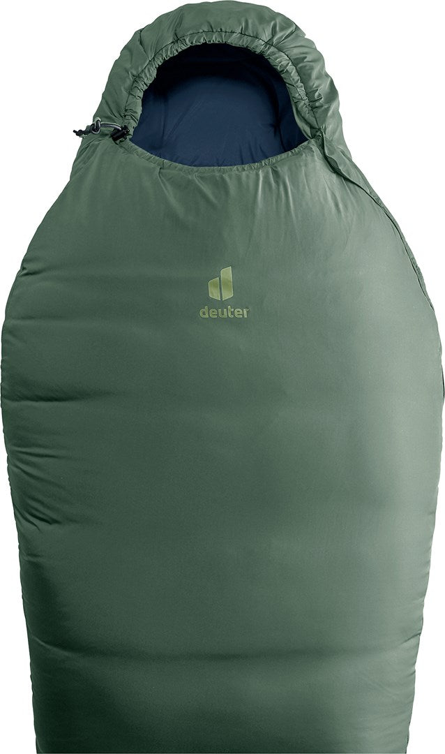 Deuter Orbit SL 0C/32F Adult Mummy sleeping bag Fabric  Polyethersulfone (PES)  Ripstop Green