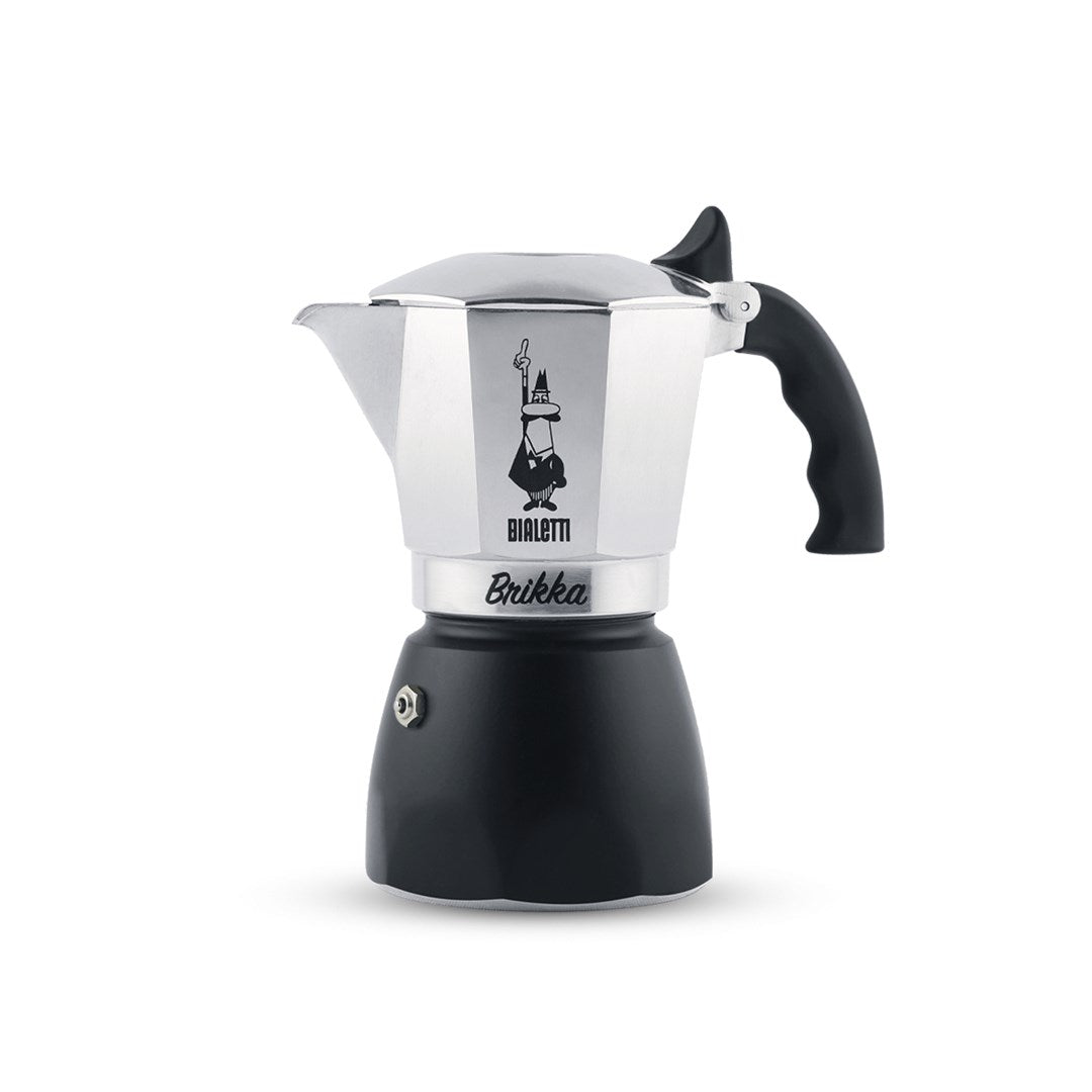 Bialetti Brikka Moka pot 0.1 L Black  Stainless steel