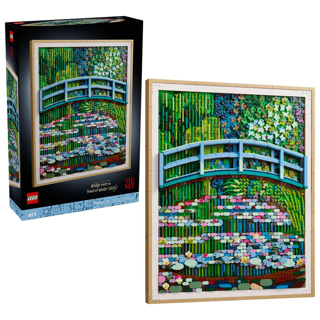 LEGO Art Building Blocks Set 31220 - Claude Monet - 3179 Elements, 18+ Age