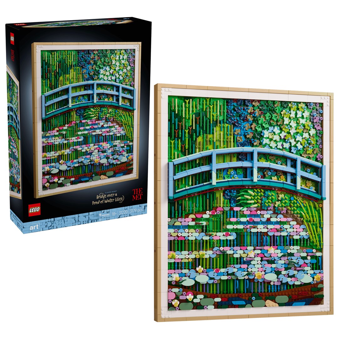 LEGO Art Building Blocks Set 31220 - Claude Monet - 3179 Elements, 18+ Age