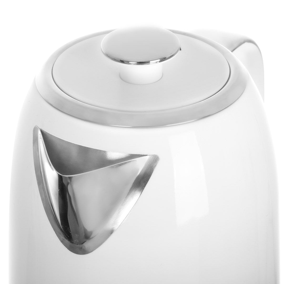 ADLER Electric Kettle 1.7 L 2200W Stainless Steel White AD 1341
