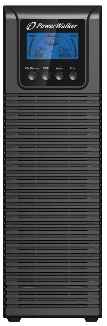PowerWalker VFI 3000 TGS 3 kVA 2700 W - Double-Conversion UPS with 3 AC Outlets