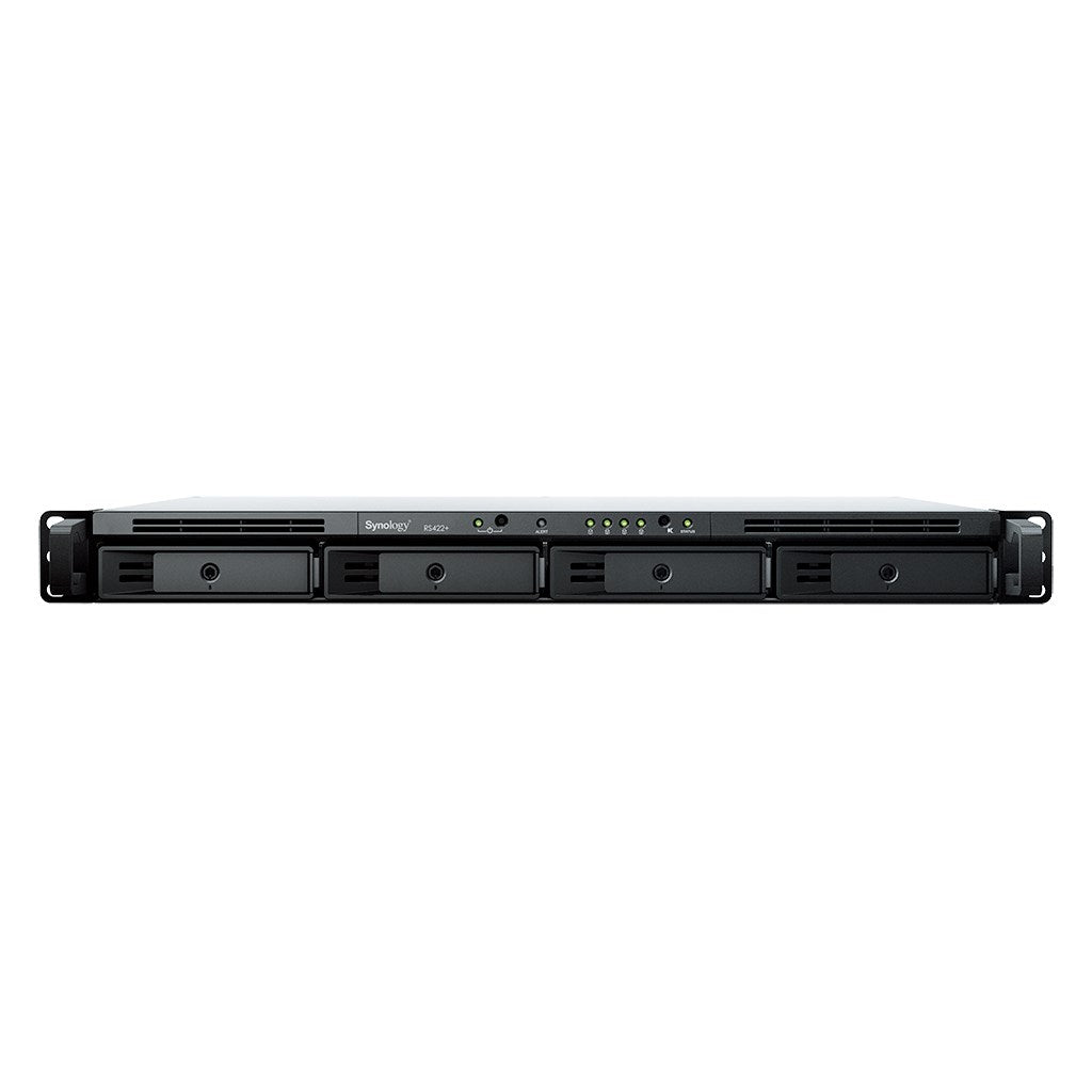 Synology RackStation RS422+ - NAS Server - 4 Bays - Rack Mountable - SATA 6Gb/s - RAID 0,1, 5,6, 10 - 2 GB RAM
