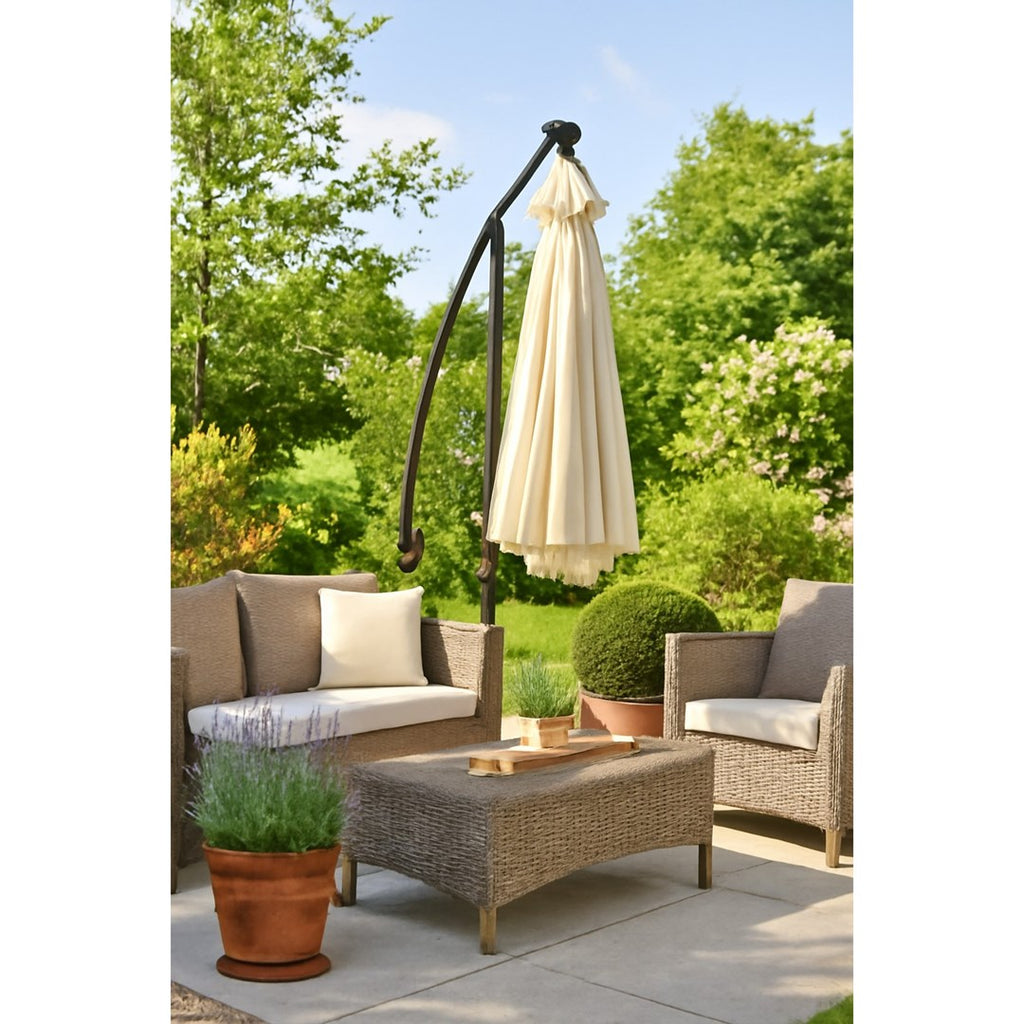 Extralink Garden Umbrella 3 m Beige with Side Panels
