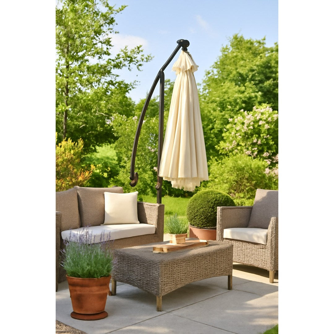 Extralink Garden Umbrella 3 m Beige with Side Panels