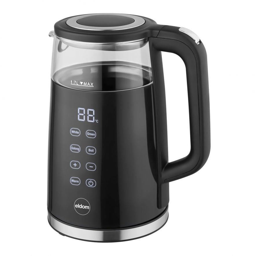 ELDOM Electric Kettle 1.7 L 2200W Glass Plastic C530