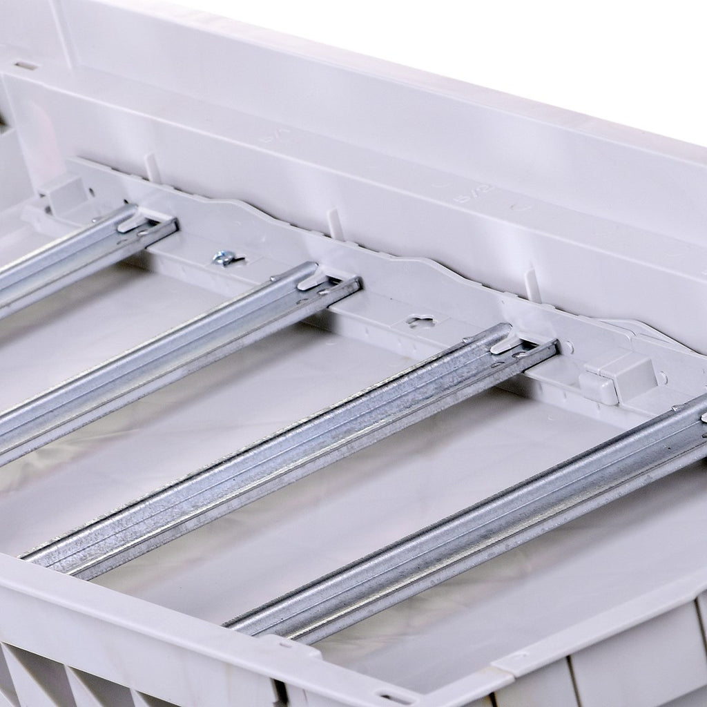 PLASTIC INSTALLATION ENCLOSURE WITH METAL DOOR  FLUSH-MOUNTED  IP40  5 ROWS  60 NOARK PMF 60 107262 MODULES