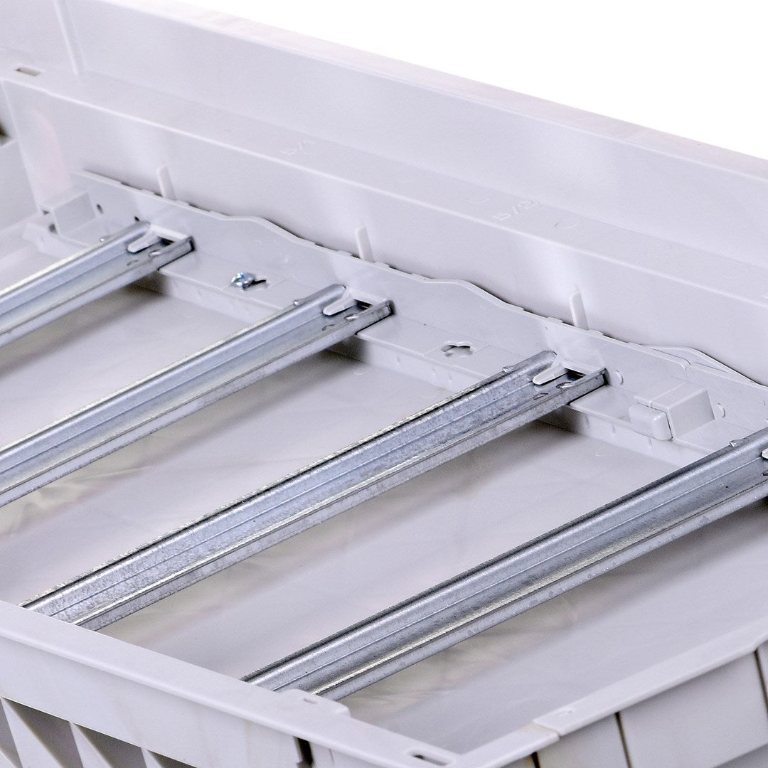 PLASTIC INSTALLATION ENCLOSURE WITH METAL DOOR  FLUSH-MOUNTED  IP40  5 ROWS  60 NOARK PMF 60 107262 MODULES