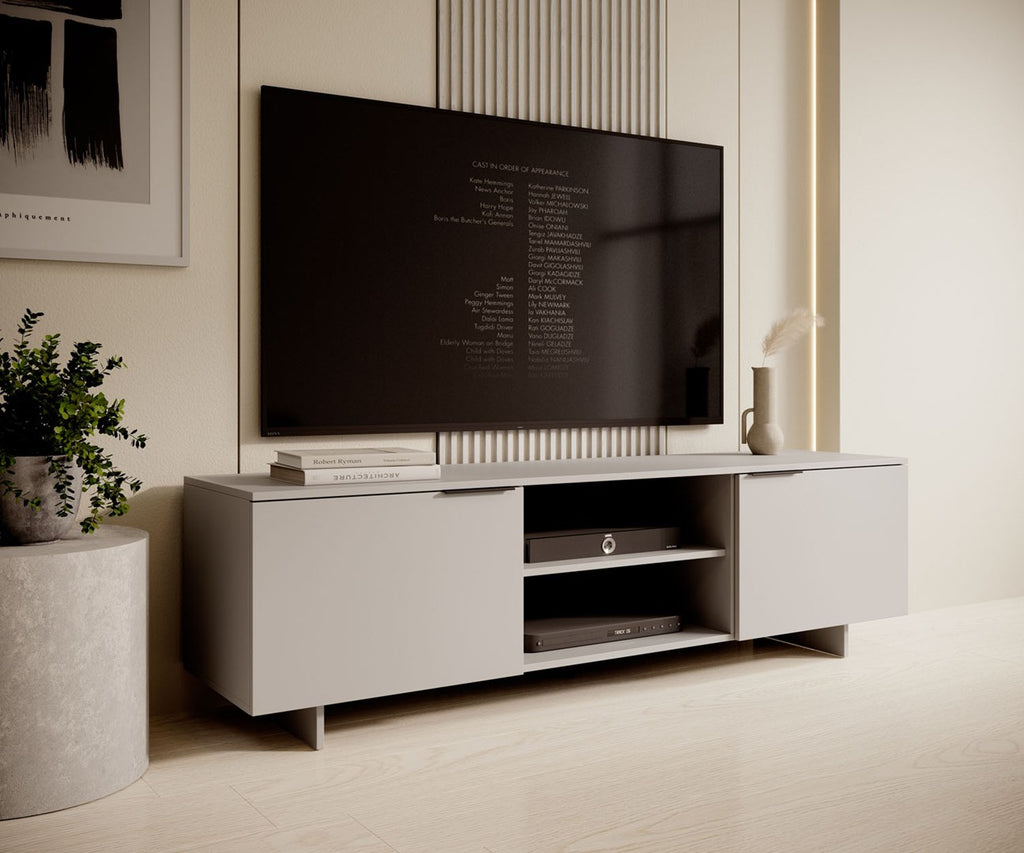 ALMA Cama 2D1P RTV Cabinet 180x41.5xH55 Cashmere
