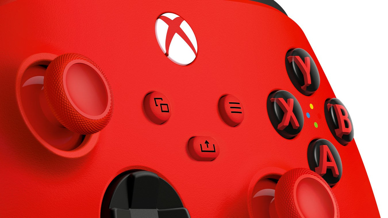 Microsoft Xbox Wireless Controller - Pulse Red - for PC, Xbox Series X/S, Xbox One, Android, iOS (EP2-29936)