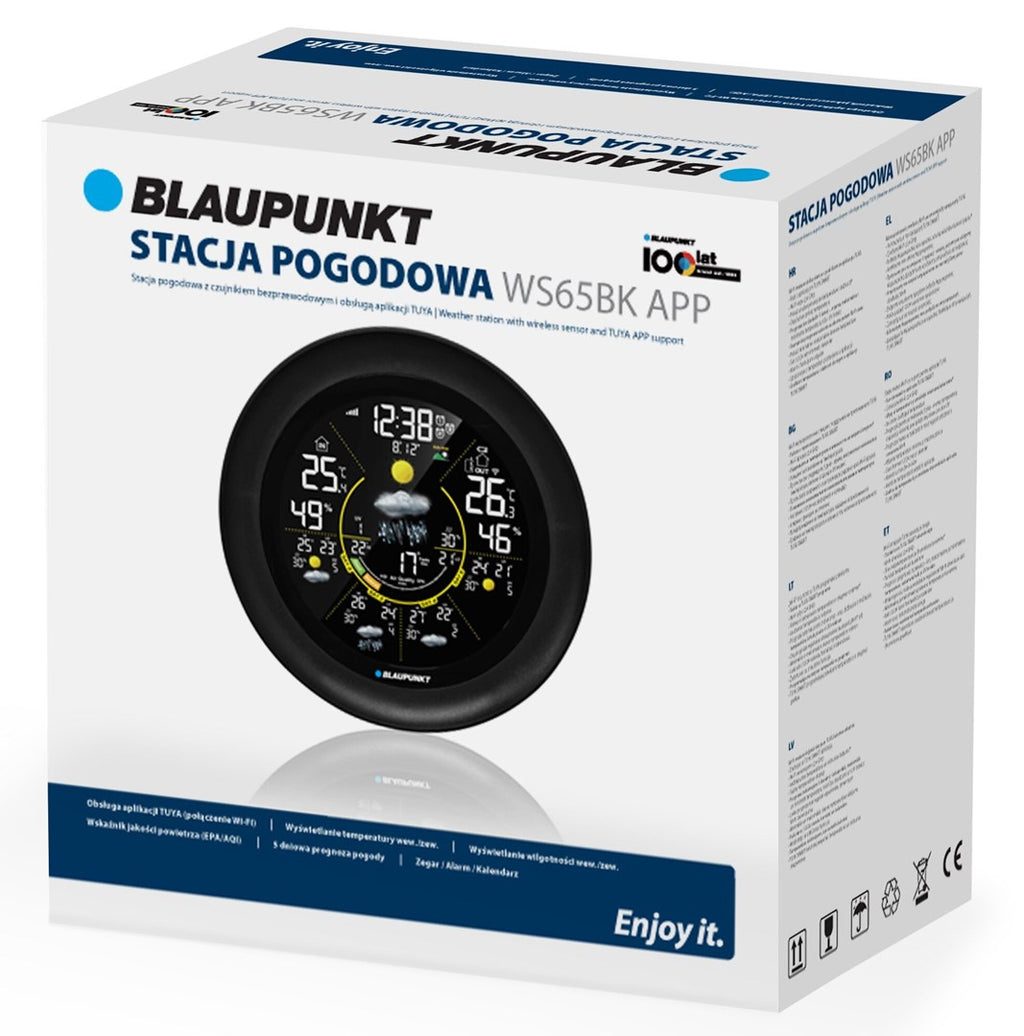 Blaupunkt WS65BK - APP Weather Station - Black