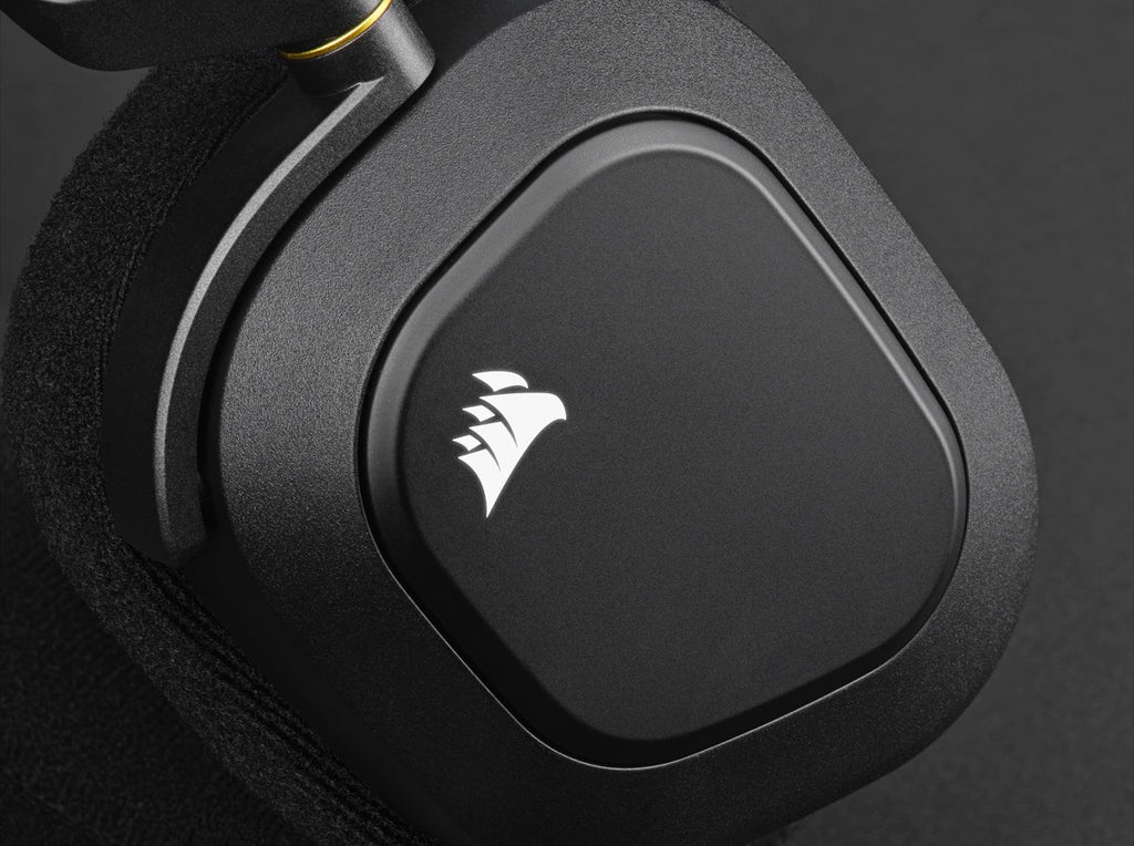 CORSAIR Gaming HS80 RGB Wireless Headset - Over-ear - 2.4 GHz - USB