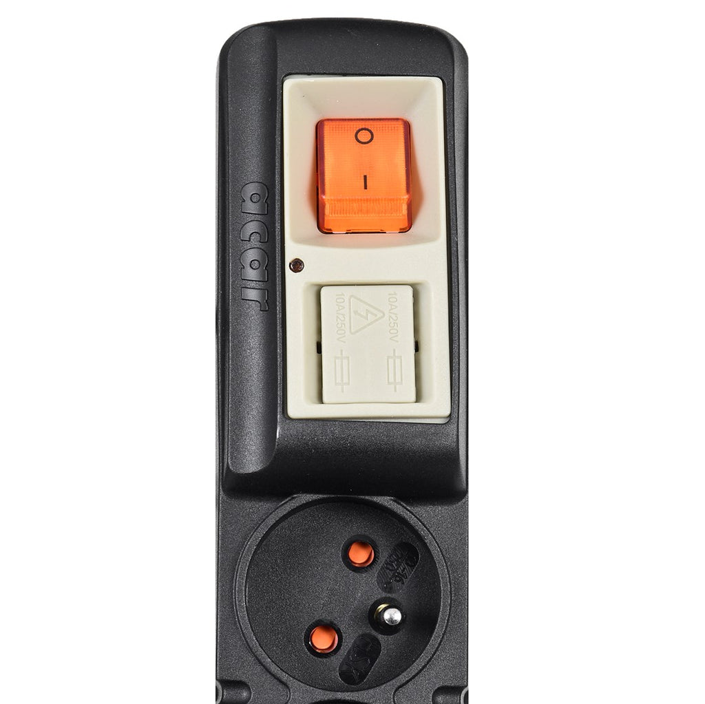 Acar S8 PRO Surge Protector 8 Sockets 1.5 m Black