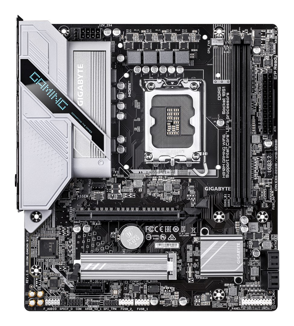 Gigabyte H810M GAMING WIFI6 Motherboard - LGA1851 (H810M Gaming WIFI6)