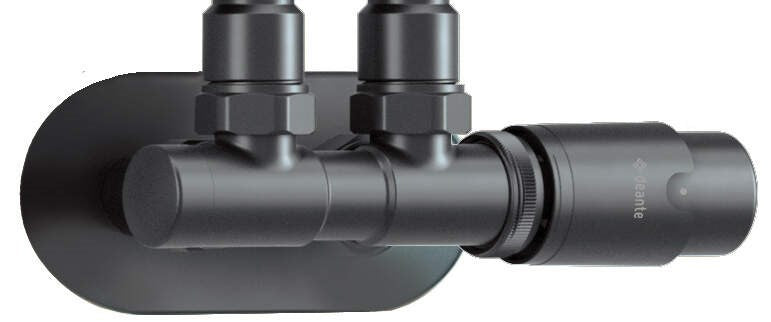 Thermostatic valve for bathroom radiator - right