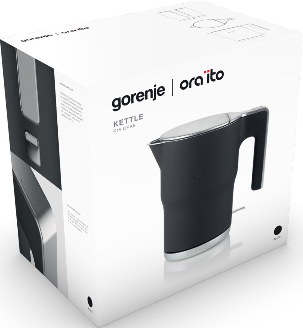 Gorenje Electric Kettle 1.5 L 2400W Auto Power Off K15ORAB