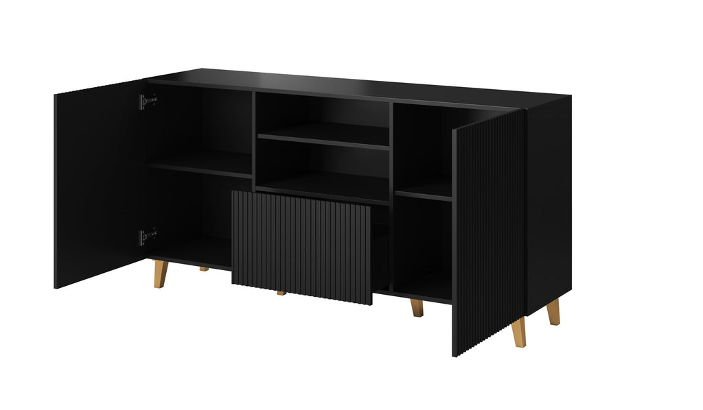PAFOS Commode 150x42x82 Black Matt